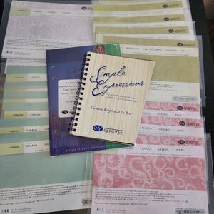 Creative Memories Photo Mat, Journaling, Stickers with Expressions & Basics Book